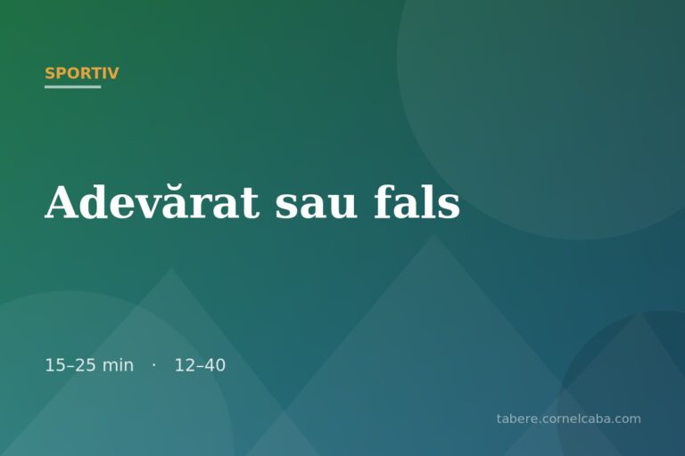 Ilustrație pentru jocul Adevărat sau fals