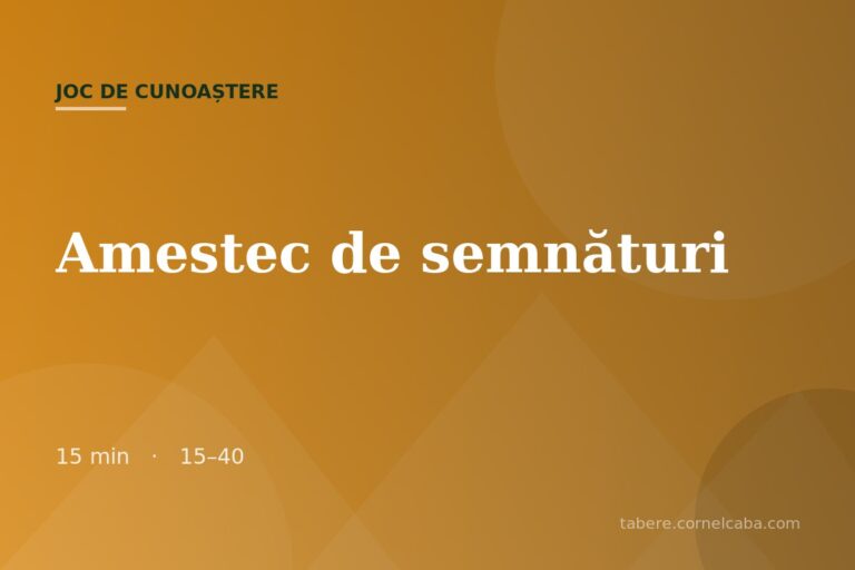 Ilustrație pentru jocul Amestec de semnături