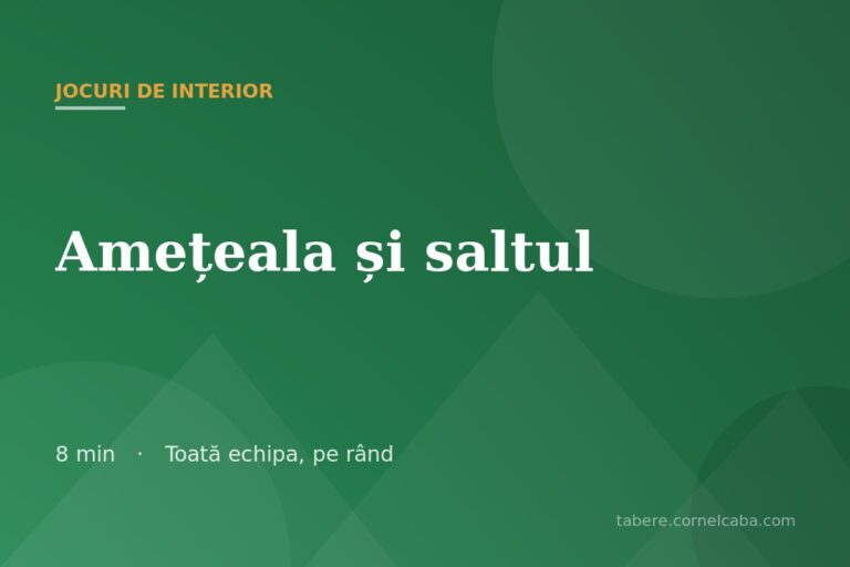 Ilustrație pentru jocul Amețeala și saltul