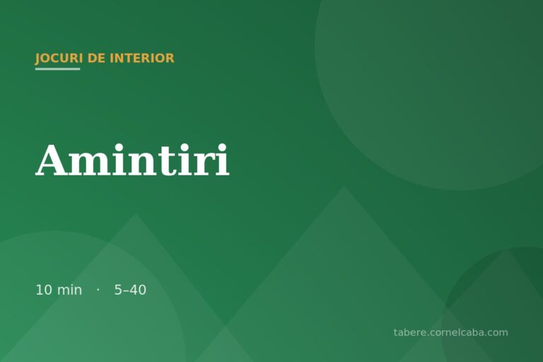 Ilustrație pentru jocul Amintiri