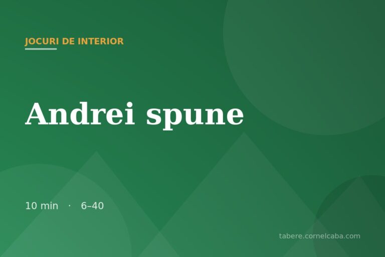 Ilustrație pentru jocul Andrei spune