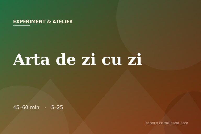 Ilustrație pentru jocul Arta de zi cu zi
