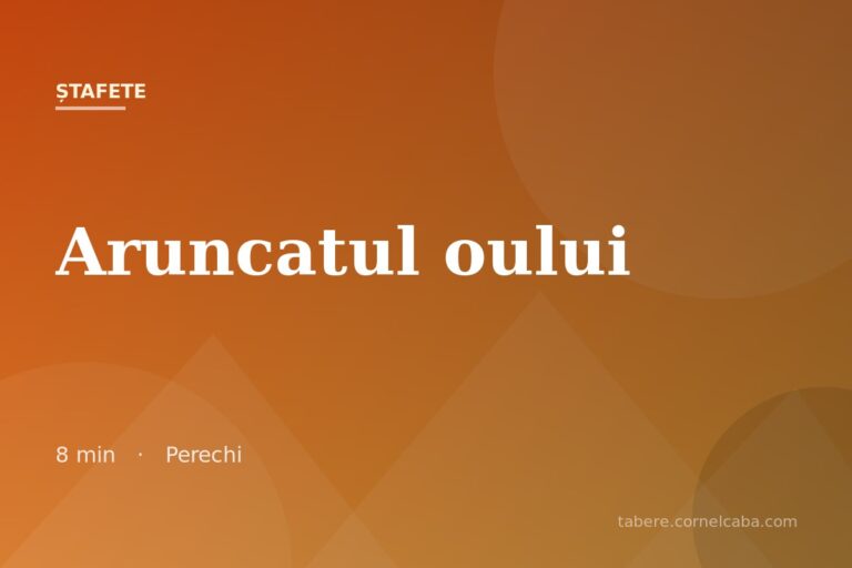 Ilustrație pentru jocul Aruncatul oului