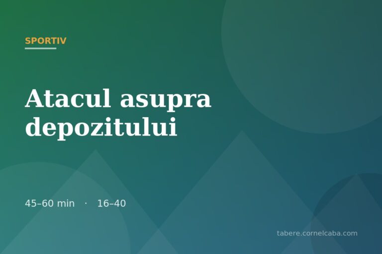 Ilustrație pentru jocul Atacul asupra depozitului