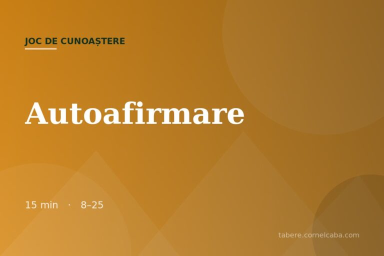 Ilustrație pentru jocul Autoafirmare