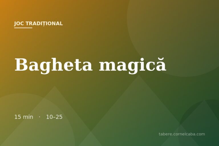 Ilustrație pentru jocul Bagheta magică