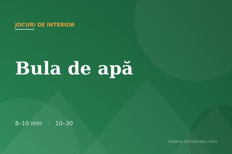 Ilustrație pentru jocul Bula de apă
