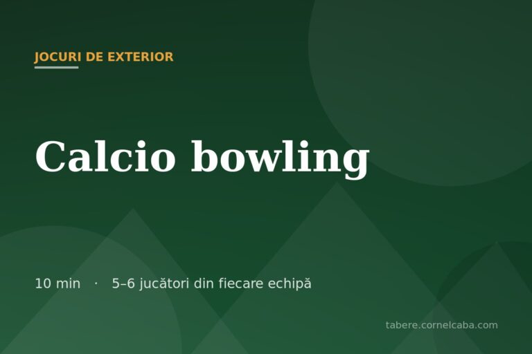 Ilustrație pentru jocul Calcio bowling