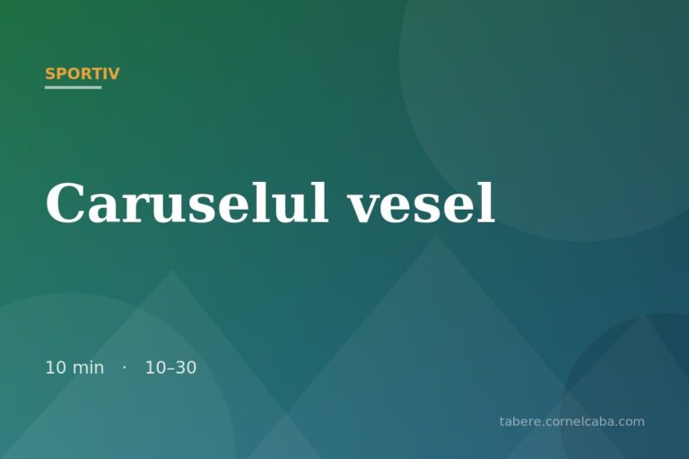 Ilustrație pentru jocul Caruselul vesel