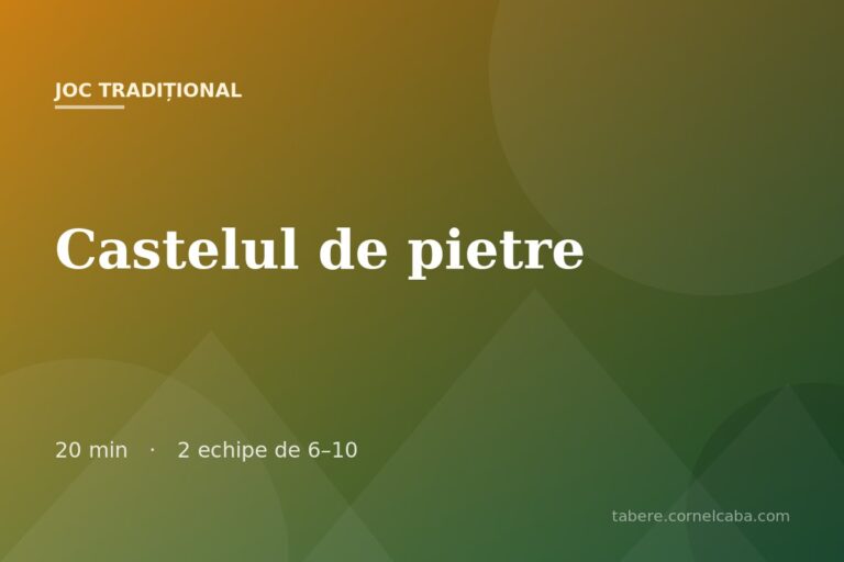 Ilustrație pentru jocul Castelul de pietre