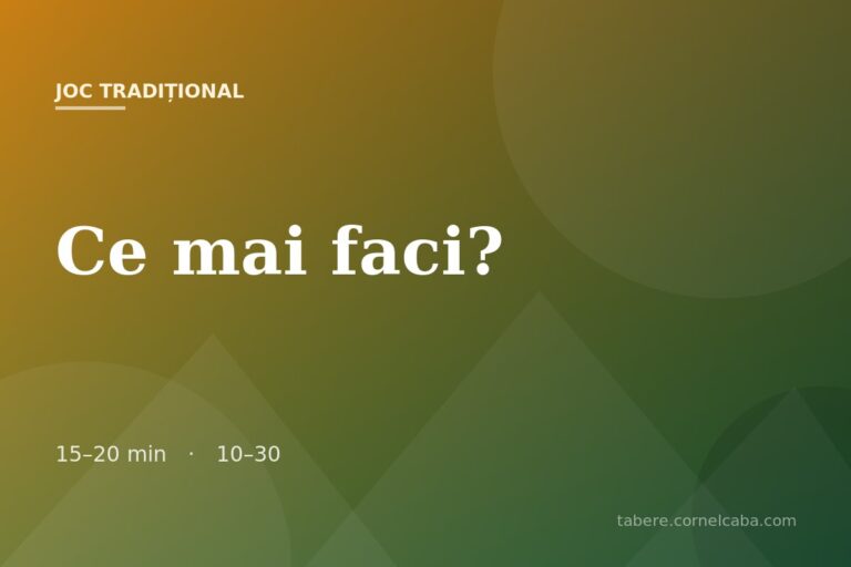 Ilustrație pentru jocul Ce mai faci?