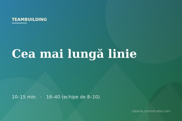 Ilustrație pentru jocul Cea mai lungă linie