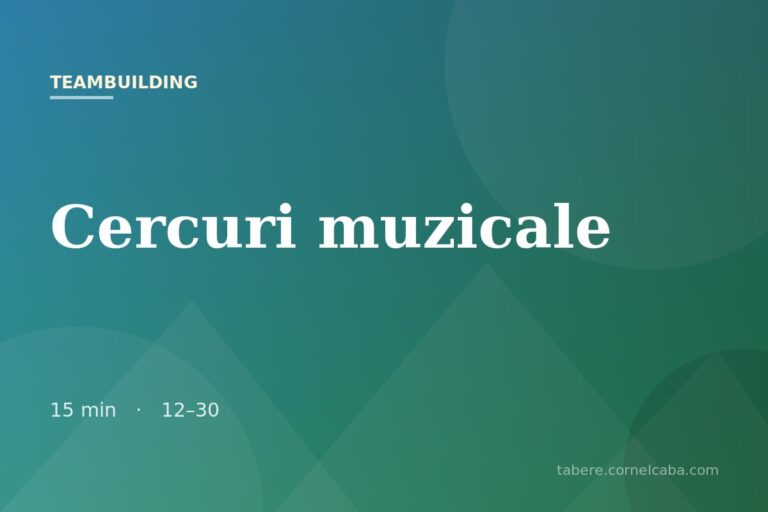 Ilustrație pentru jocul Cercuri muzicale
