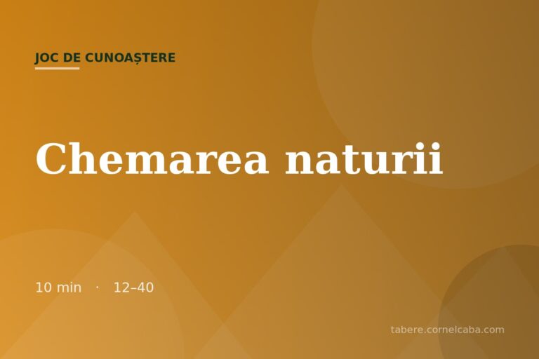 Ilustrație pentru jocul Chemarea naturii