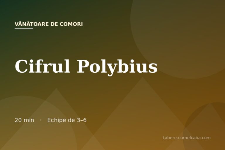 Ilustrație pentru jocul Cifrul Polybius