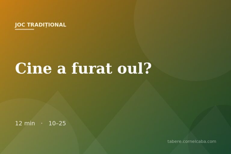 Ilustrație pentru jocul Cine a furat oul?