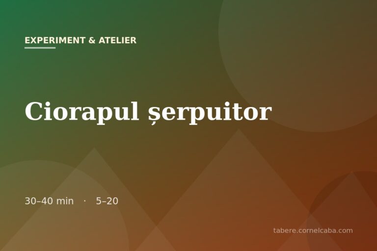 Ilustrație pentru jocul Ciorapul șerpuitor