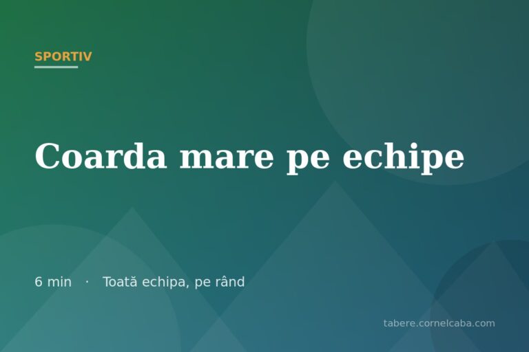Ilustrație pentru jocul Coarda mare pe echipe