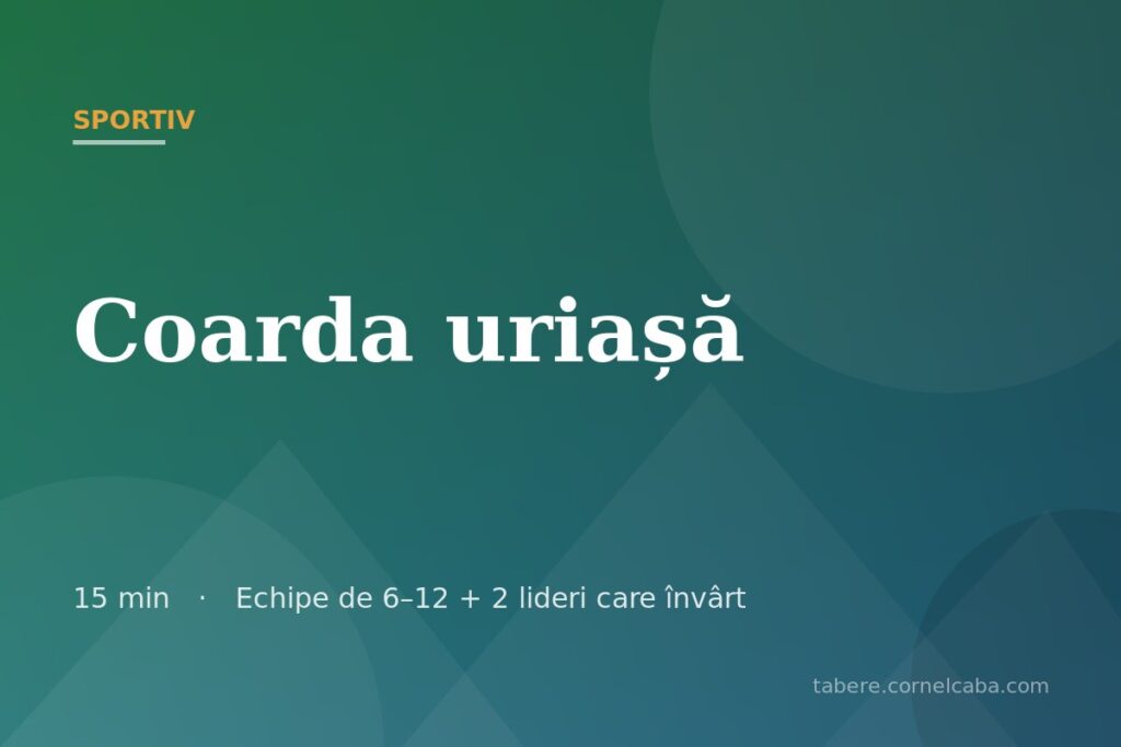 Ilustrație pentru jocul Coarda uriașă