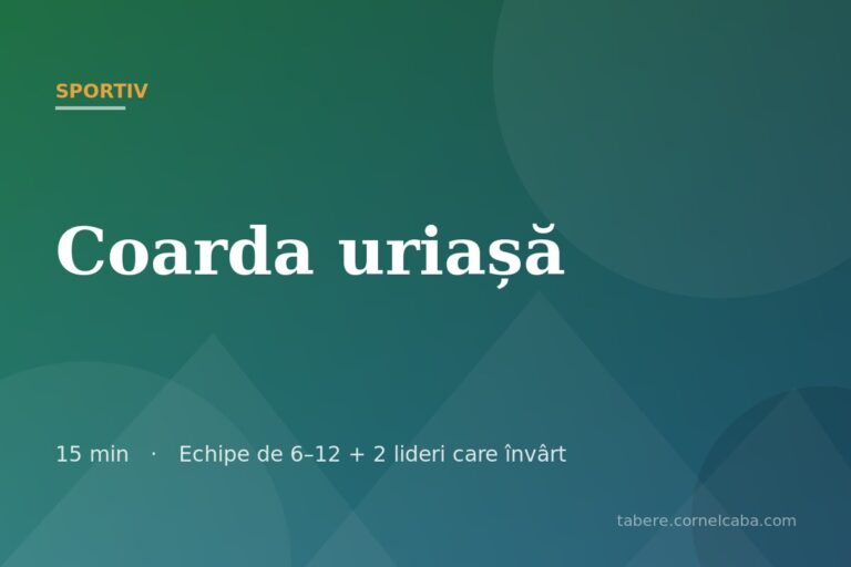 Ilustrație pentru jocul Coarda uriașă
