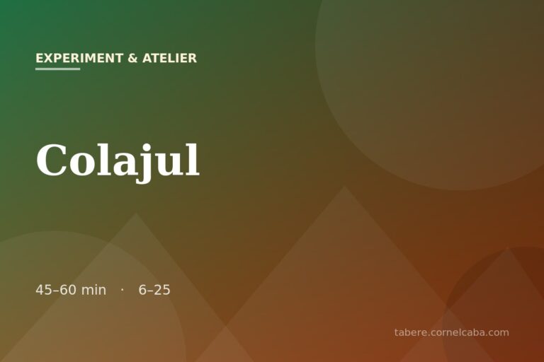 Ilustrație pentru jocul Colajul