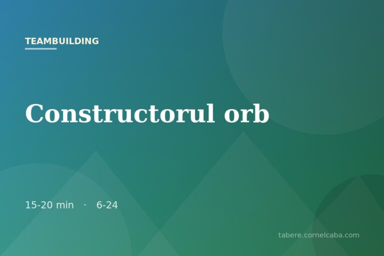 Ilustrație pentru jocul Constructorul orb