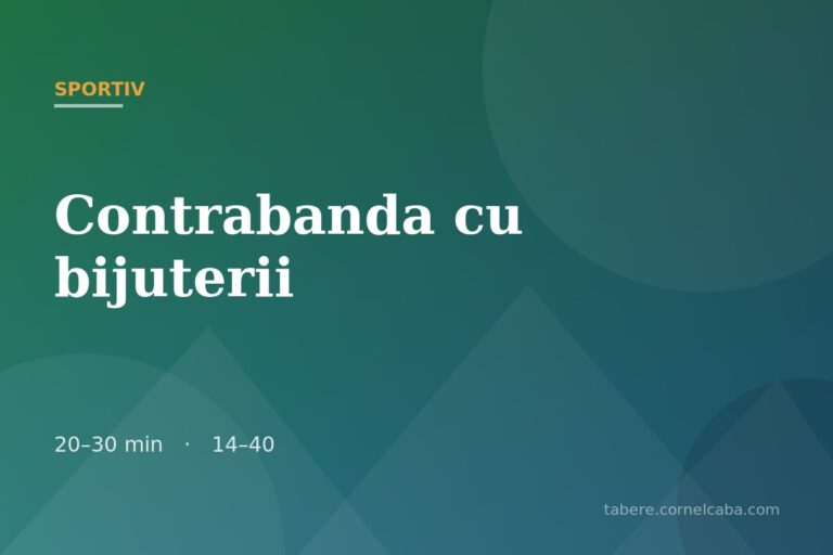 Ilustrație pentru jocul Contrabanda cu bijuterii