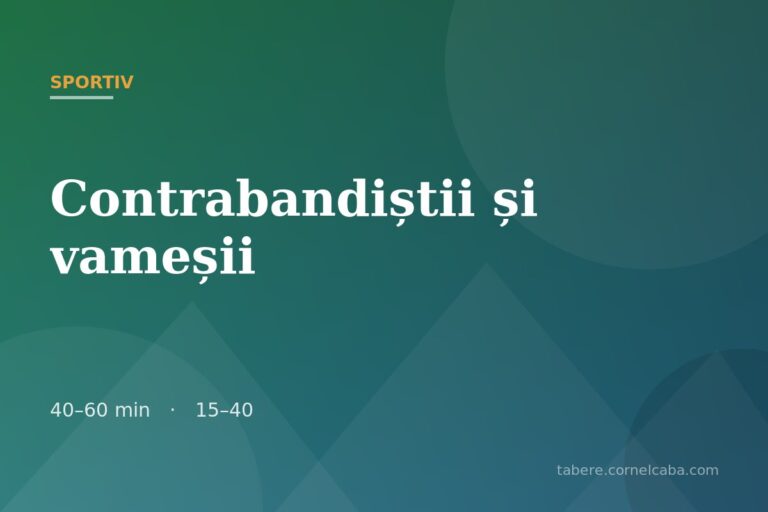 Ilustrație pentru jocul Contrabandiștii și vameșii