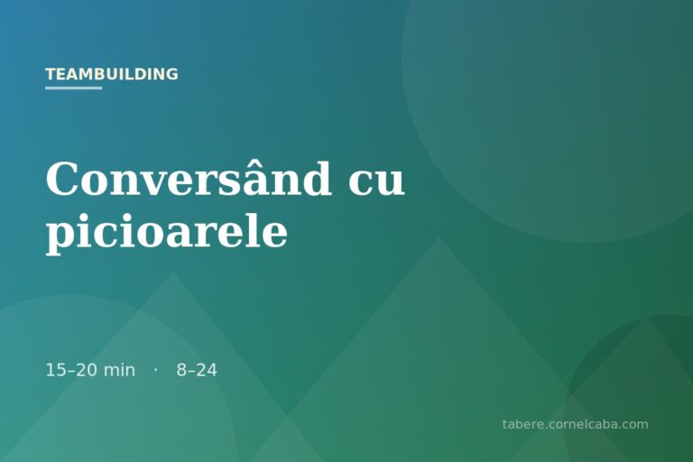 Ilustrație pentru jocul Conversând cu picioarele