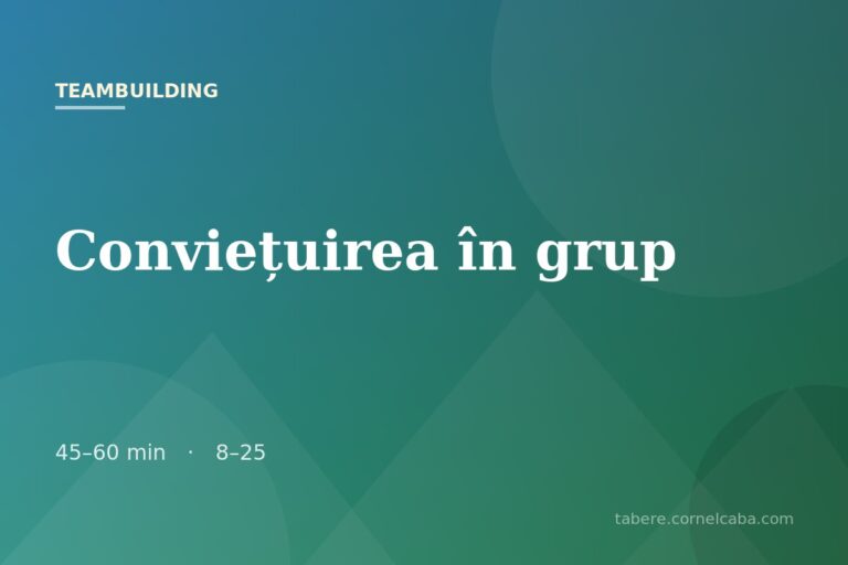 Ilustrație pentru jocul Conviețuirea în grup