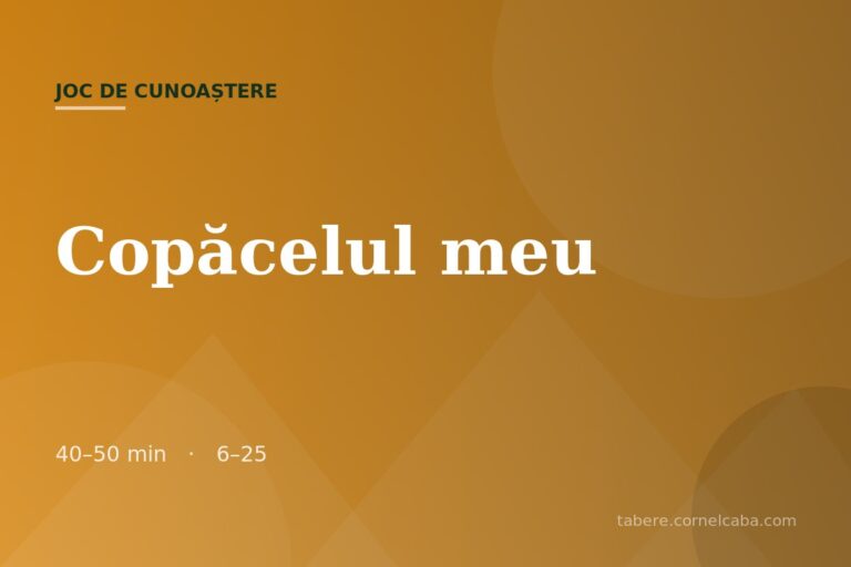 Ilustrație pentru jocul Copăcelul meu