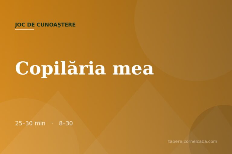 Ilustrație pentru jocul Copilăria mea