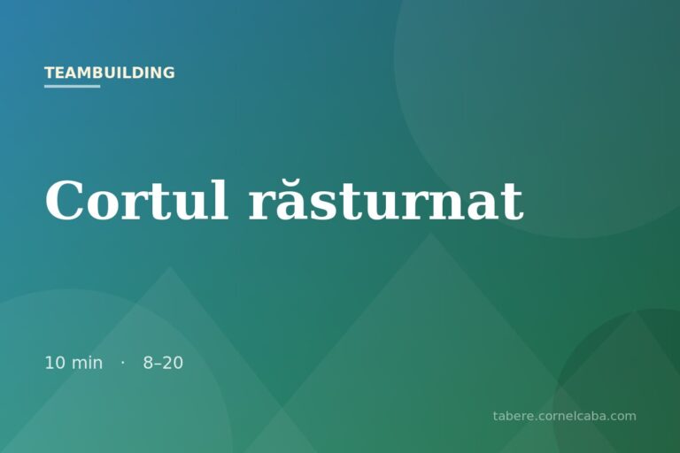 Ilustrație pentru jocul Cortul răsturnat
