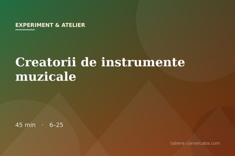 Ilustrație pentru jocul Creatorii de instrumente muzicale