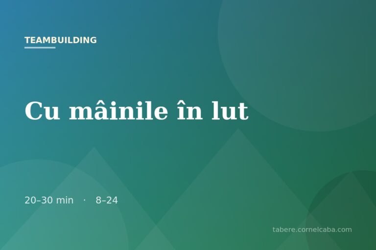 Ilustrație pentru jocul Cu mâinile în lut