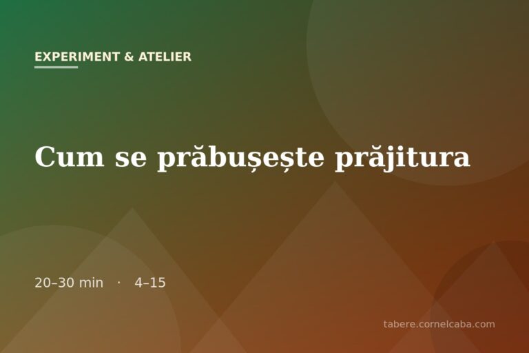 Ilustrație pentru jocul Cum se prăbușește prăjitura