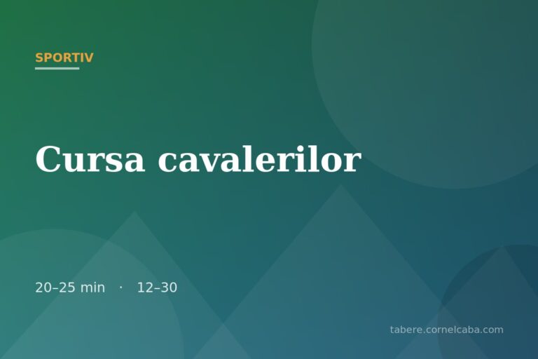 Ilustrație pentru jocul Cursa cavalerilor