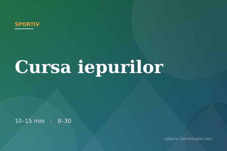 Ilustrație pentru jocul Cursa iepurilor