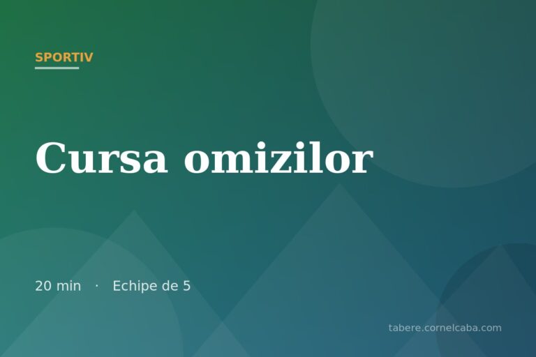 Ilustrație pentru jocul Cursa omizilor
