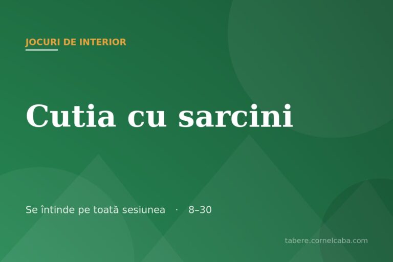 Ilustrație pentru jocul Cutia cu sarcini