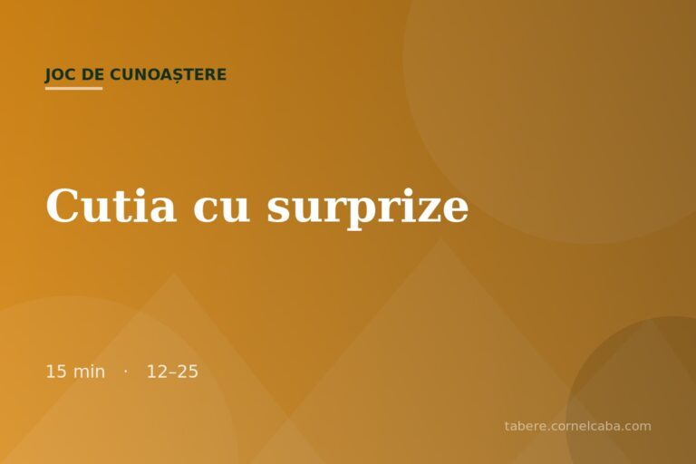 Ilustrație pentru jocul Cutia cu surprize