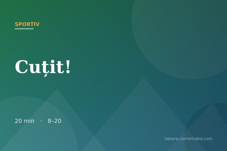 Ilustrație pentru jocul Cuțit!