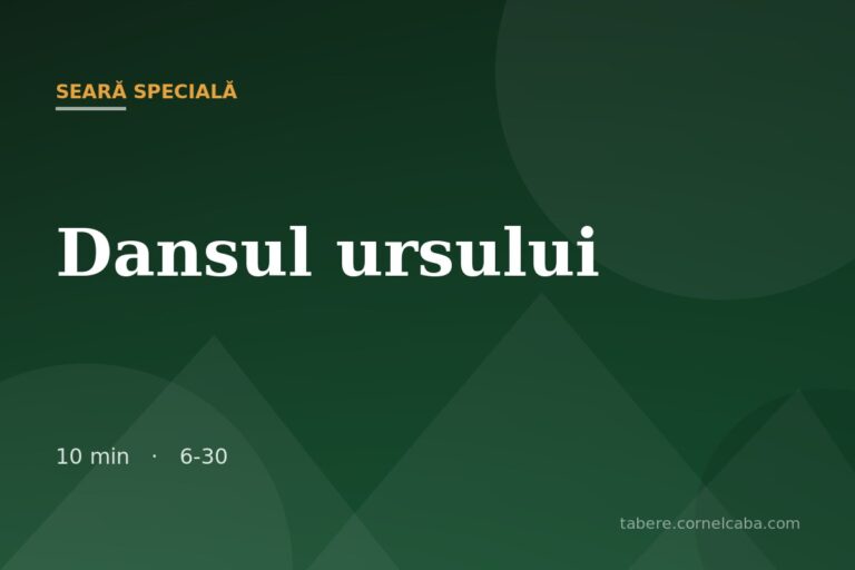 Ilustrație pentru jocul Dansul ursului