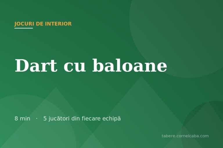 Ilustrație pentru jocul Dart cu baloane