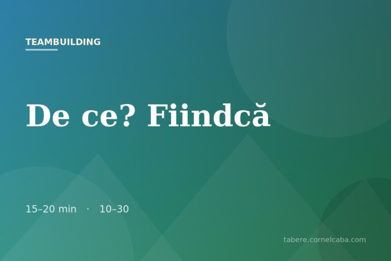 Ilustrație pentru jocul De ce? Fiindcă