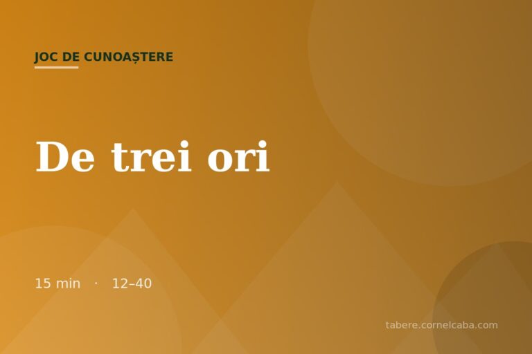 Ilustrație pentru jocul De trei ori