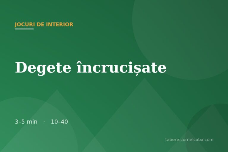 Ilustrație pentru jocul Degete încrucișate