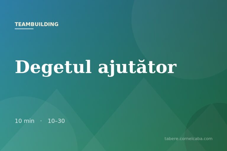 Ilustrație pentru jocul Degetul ajutător