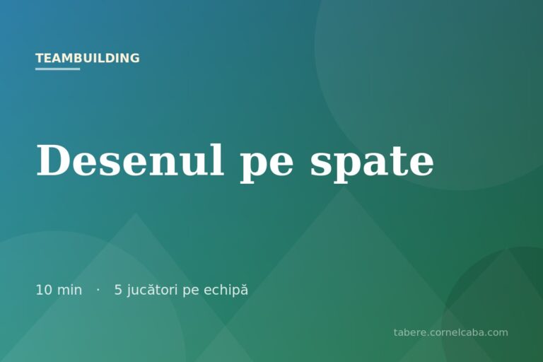 Ilustrație pentru jocul Desenul pe spate