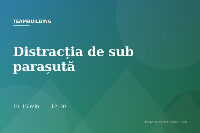 Ilustrație pentru jocul Distracția de sub parașută